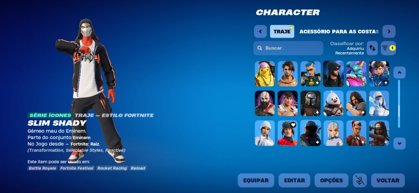 CONTA MUITO BOA DO FORTNITE [ALTERA E-MAIL E NICKNAME]