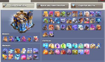 CONTA CLASH OF CLANS DE ALTO NÍVEL ÚNICO DONO COM ACESSO TOTAL