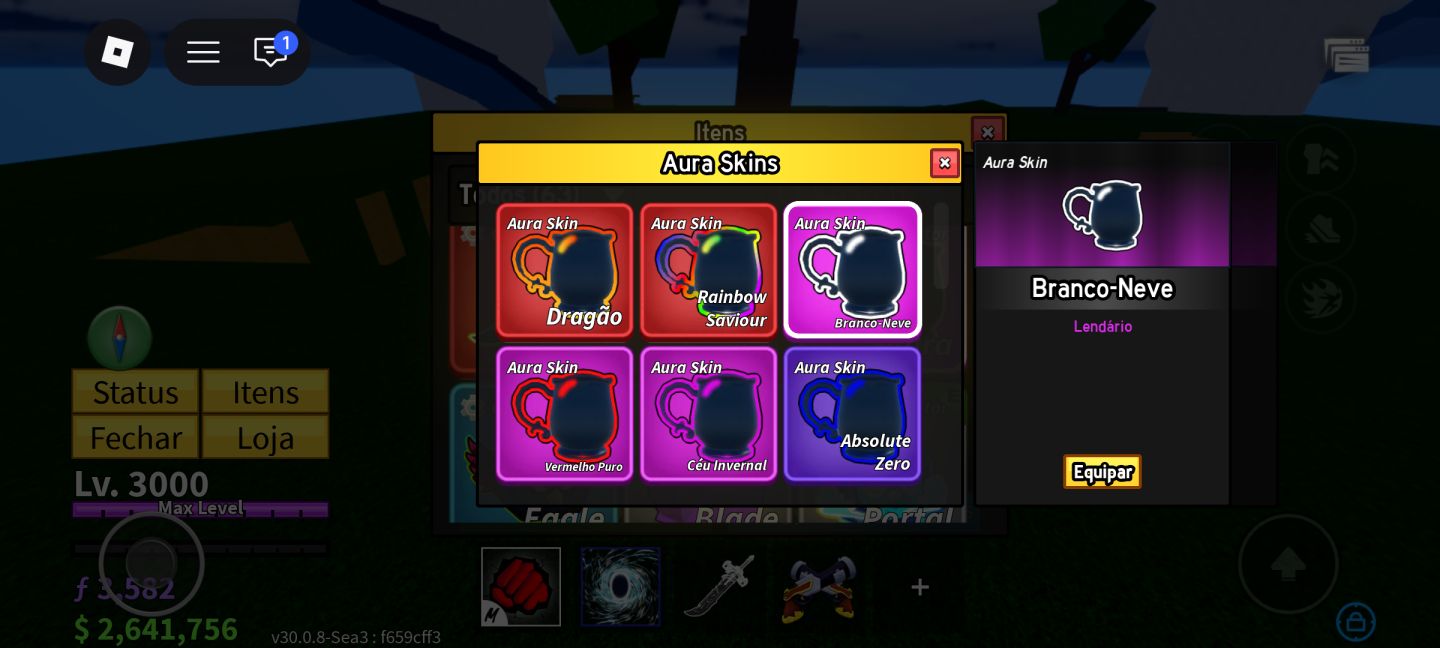 CONTA BLOX FRUITS END GAME