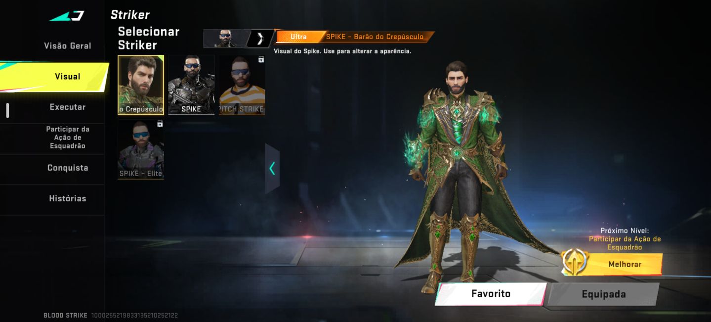 Conta com várias ultras e skin única do Enzo Fernandez limitada