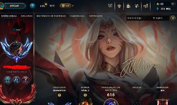 Conta LOL FULL CHAMPS E SKINS RARAS