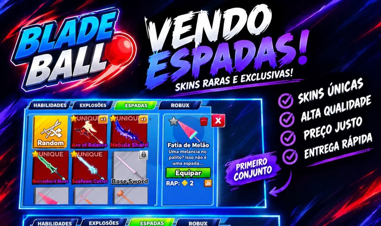 Skins de espada Blade ball Lote