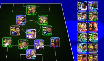 CONTA EFOOTBALL 3118 FORÇA | MESSI 103, HAZARD 102, LAMIN YAMAL 102