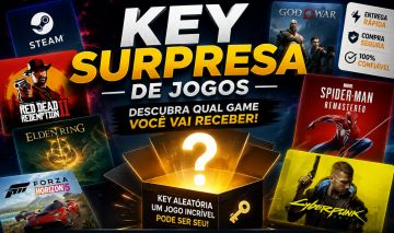 KEY SURPRESA DE JOGOS STEAM ! (ENVIO AUTOMÁTICO)
