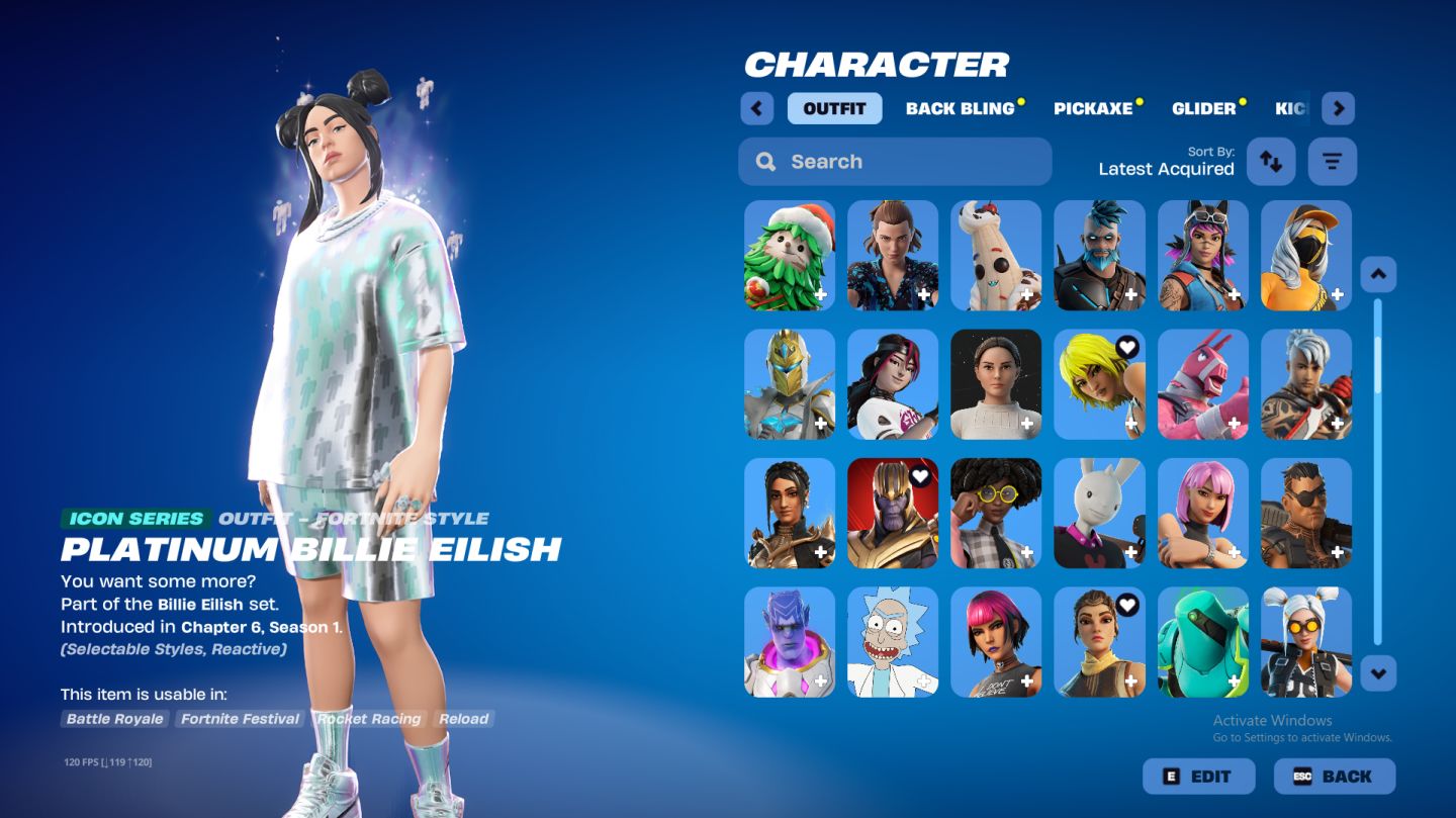 CONTA FORTNITE | WILDCAT + TRAVIS SCOTT + MINTY (MERRY MINT AXE) | 211 SKINS