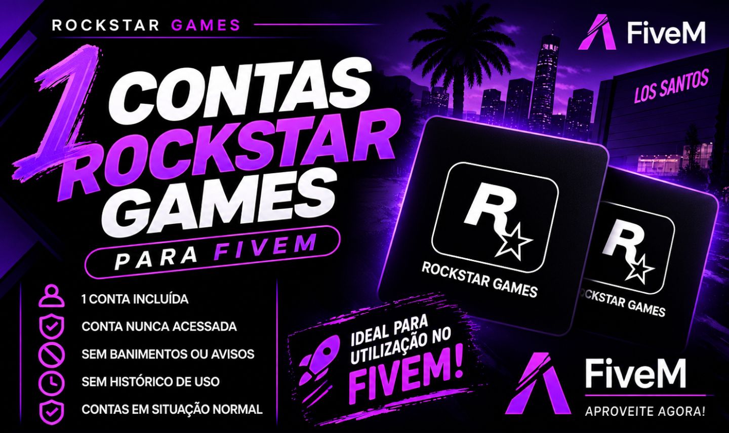 Conta rockstar para Fivem