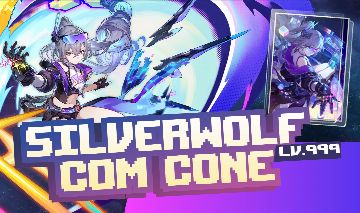 CONTA STAR RAIL LV.30 - Silverwolf Lv.999 COM CONE /Kafka /Huohuo /Clara