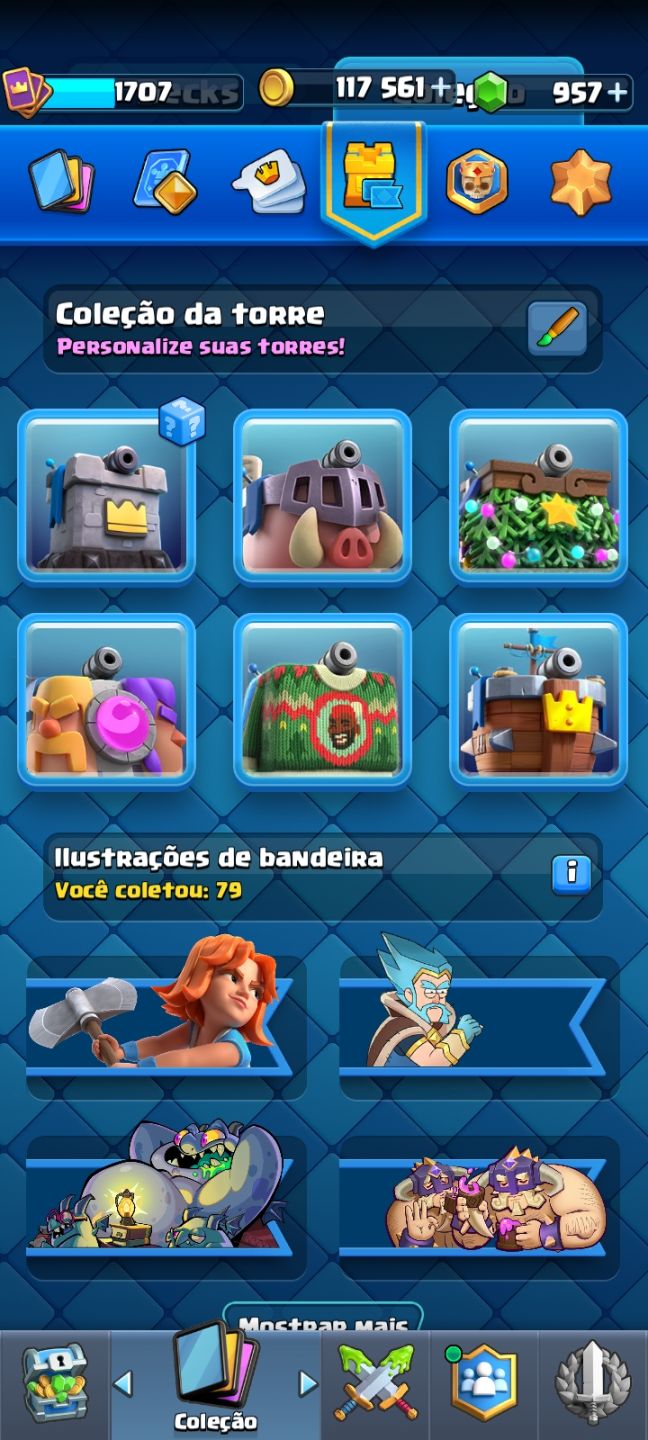 CLASH ROYALE | 14K TROFÉUS | TORRE 16 | 19 EVOLUÇÕES | 14 HERÓIS | 70 EMOTES