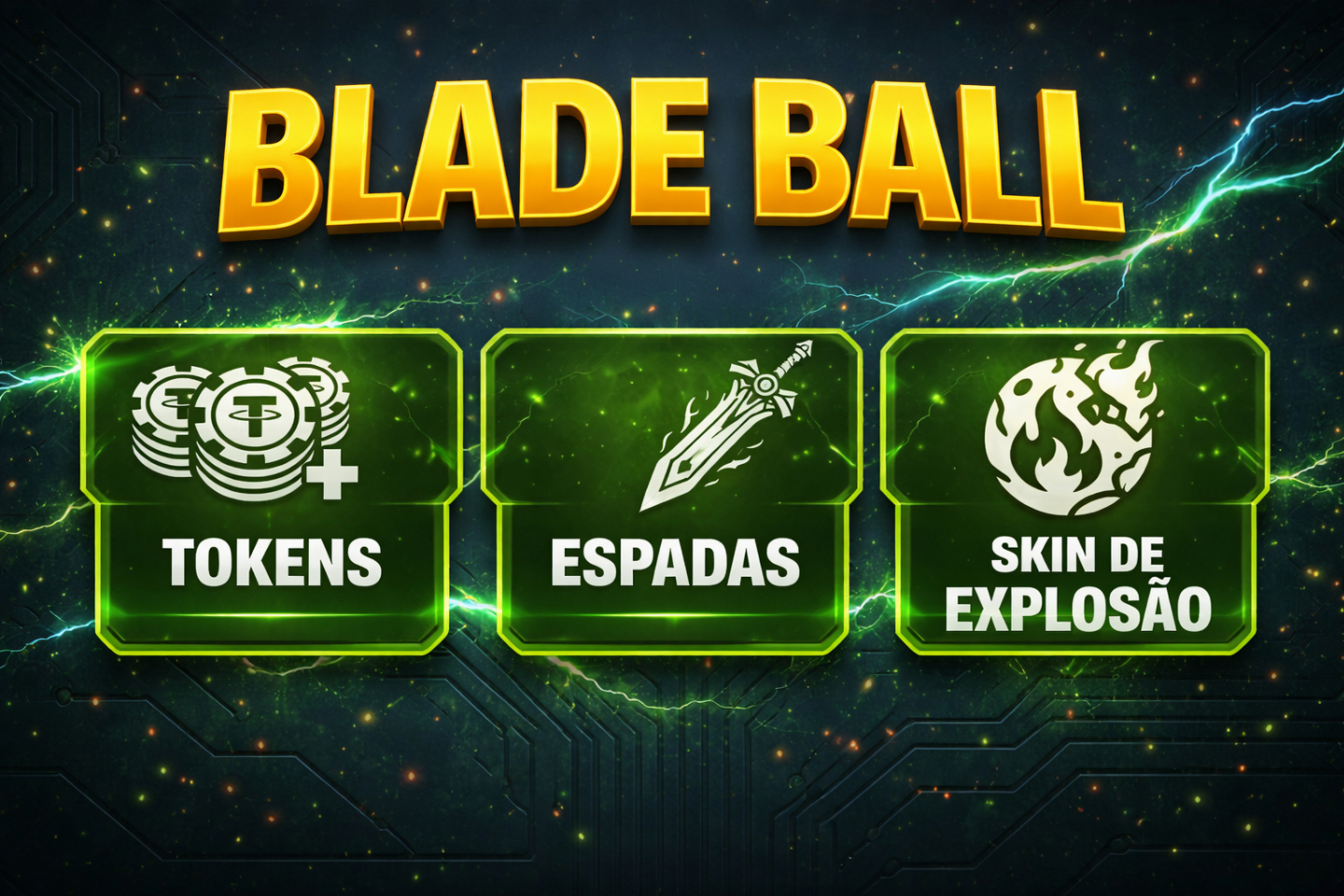 Coisas de Blade Ball - Tokens , Espadas , Skins de Explosão