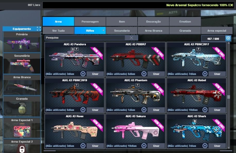 CONTA POINT BLANK GENERAL DE DIVISÃO