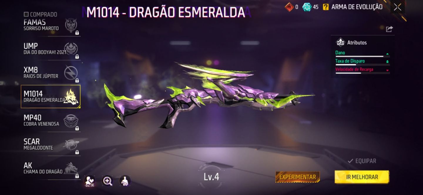 Conta de free fire com angelical puma