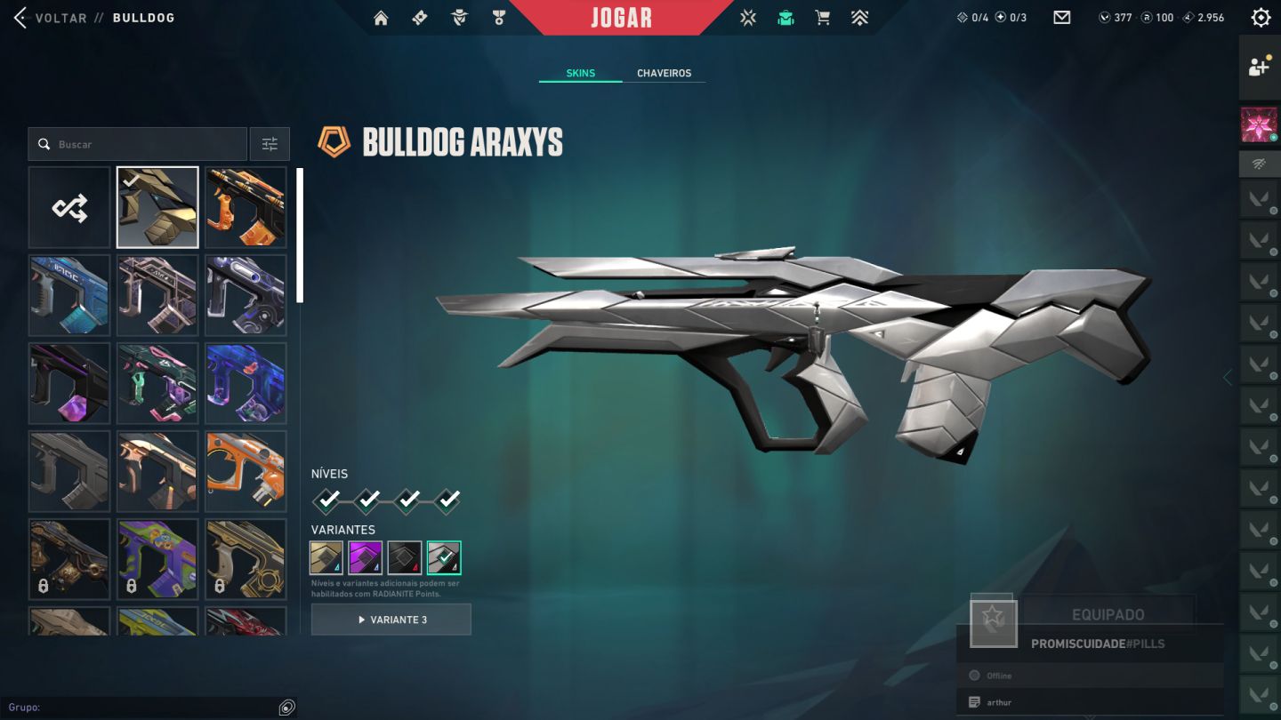 CONTA VALORANT FULL ACESSO COM MAIS DE 170 SKINS
