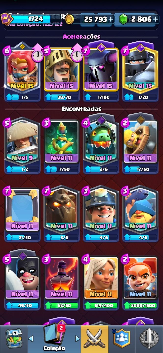 CONTA CLASH ROYALE 9747 TROFÉUS 4 ANOS