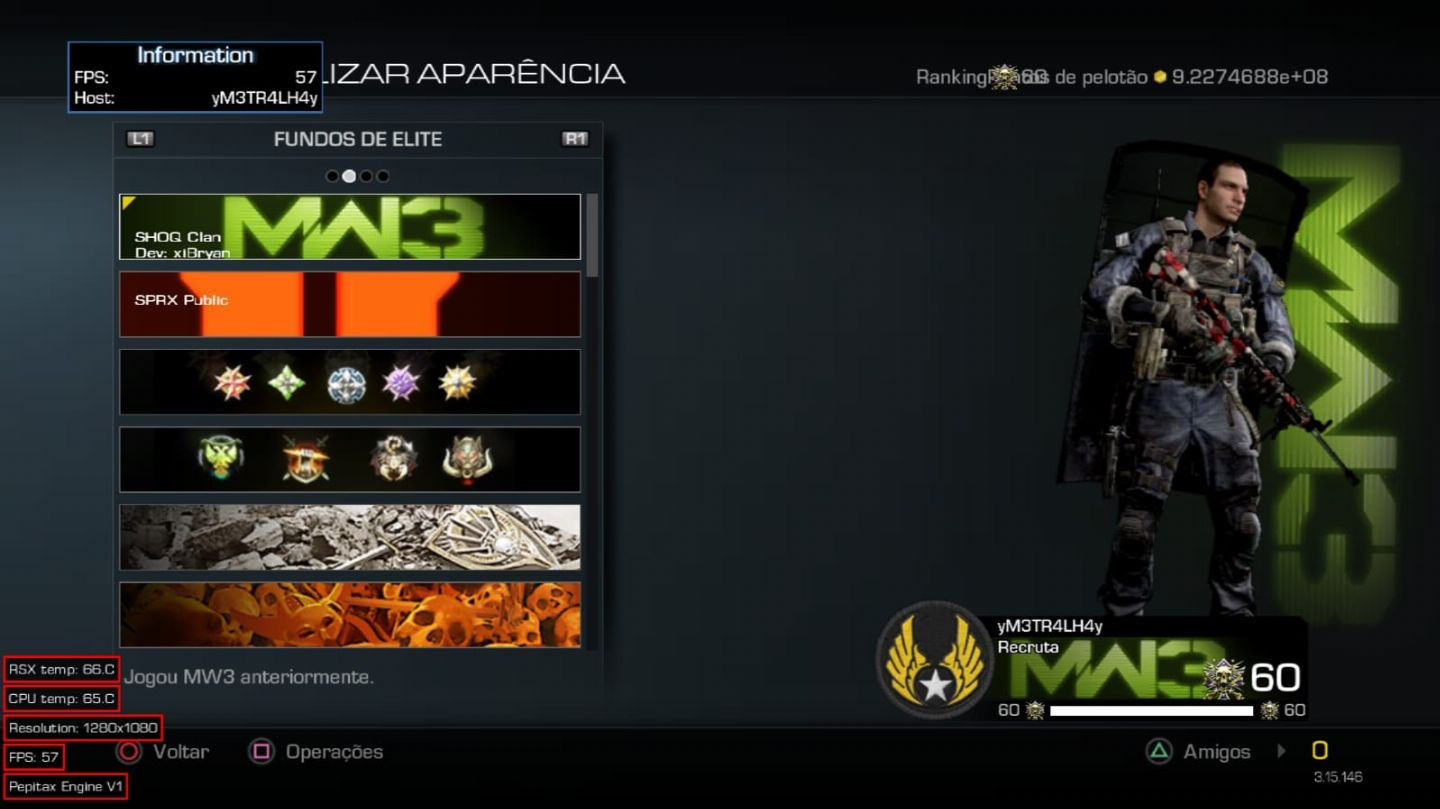CONTA UPADA COD GHOST UNLOCK ALL PS3/PS4/PS5