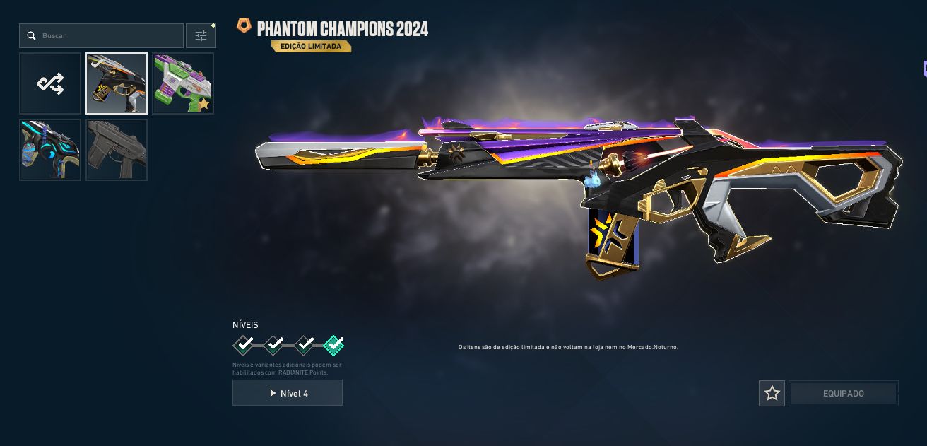 Conta de valorant - Varias skins - Skin champions 2024 - lvl 177 - com dados