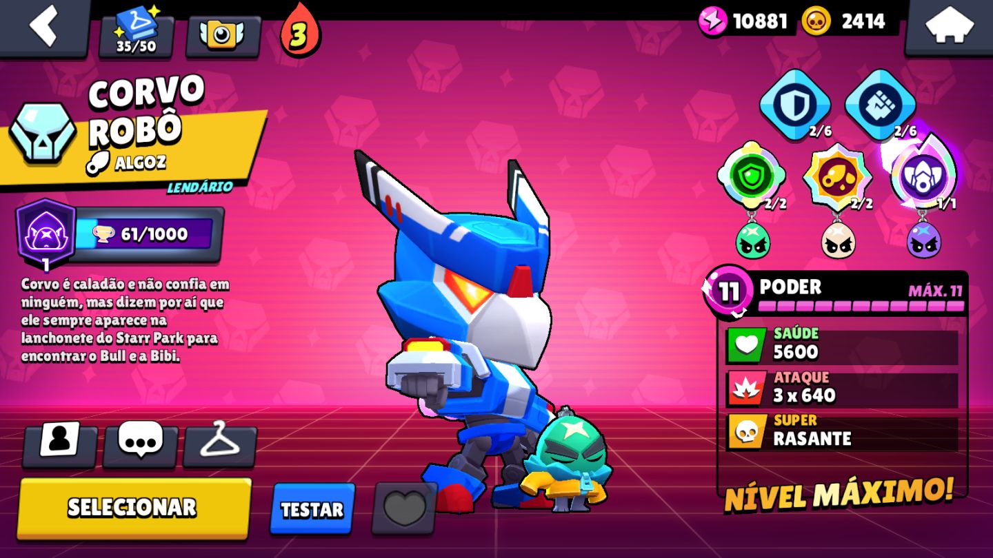 CONTA BRAWL STARS | 67K+ TROFÉUS | 60 BRAWLERS LVL 11 | 36 HIPER | CONTA 2019