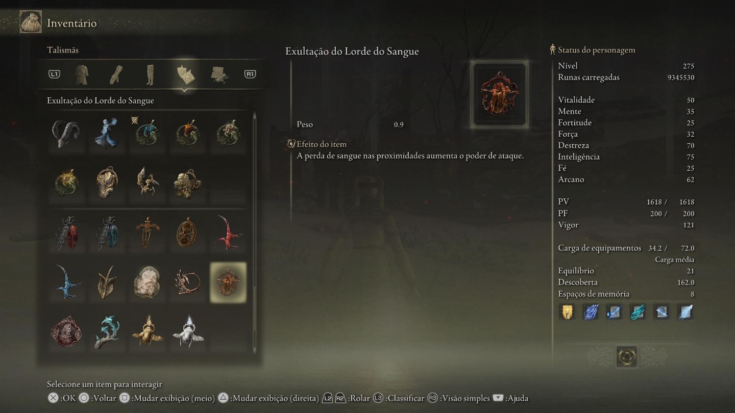 Elden Ring - Runas / Itens /Equipamentos + BRINDE - Ps4/Ps5