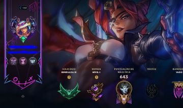 Conta LOL esmeralda full champs
