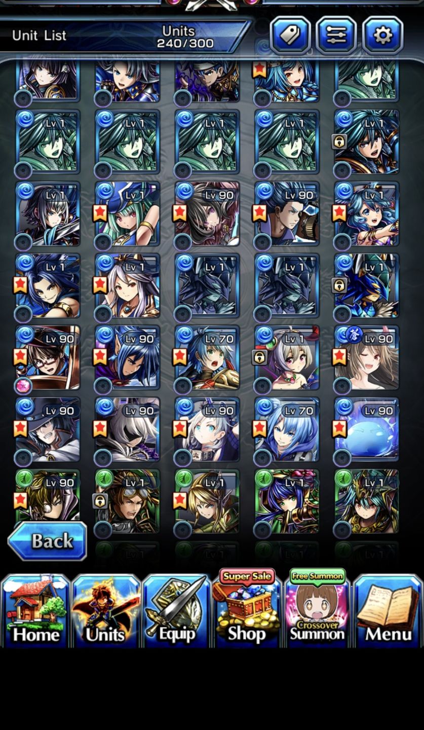 Grand summoners okarun,reimu,lilya imperial etc