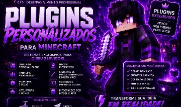 Plugins Minecraft Sob Medida para Seu Servidor
