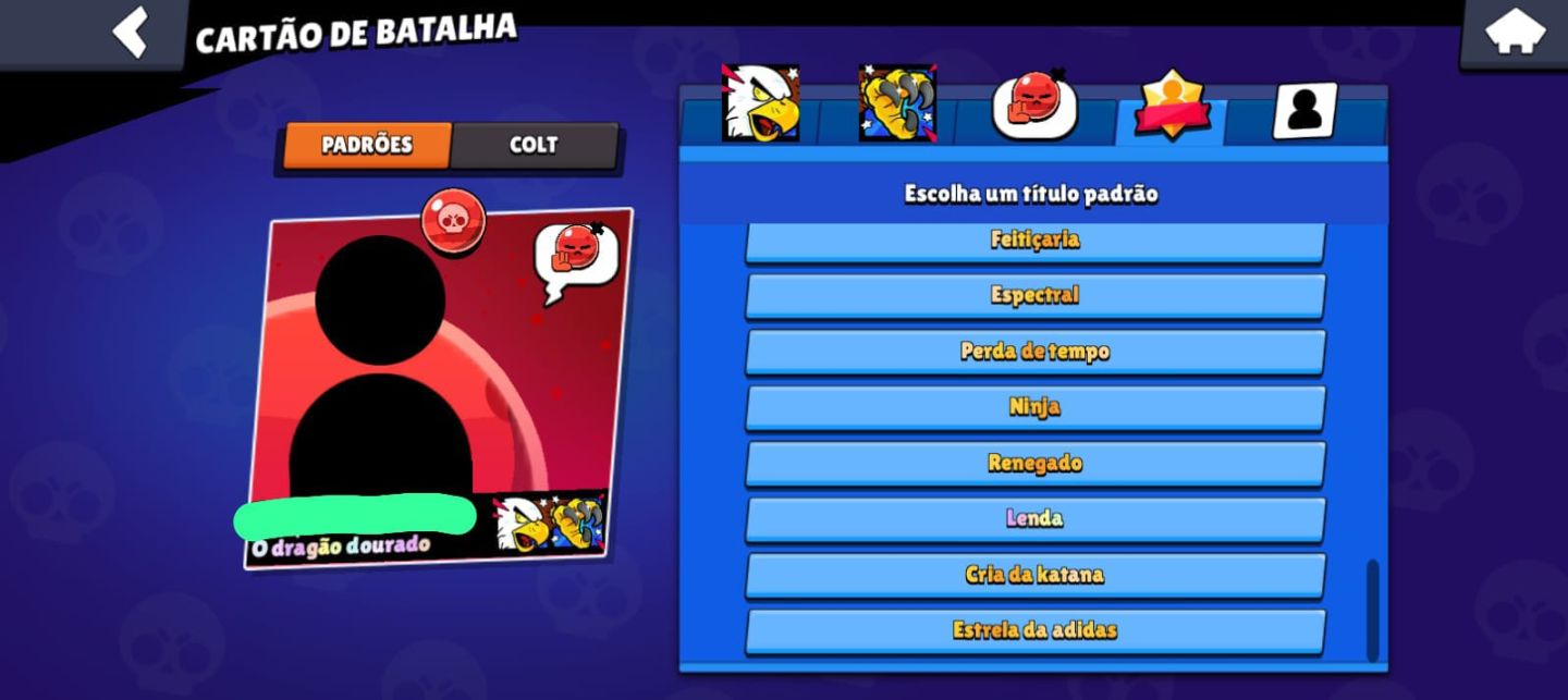 CONTA DE BRAWL STARS