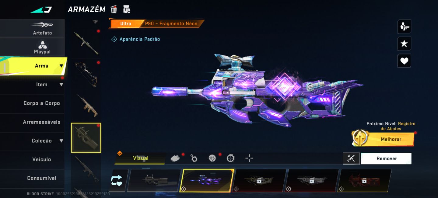 Conta com várias ultras e skin única do Enzo Fernandez limitada