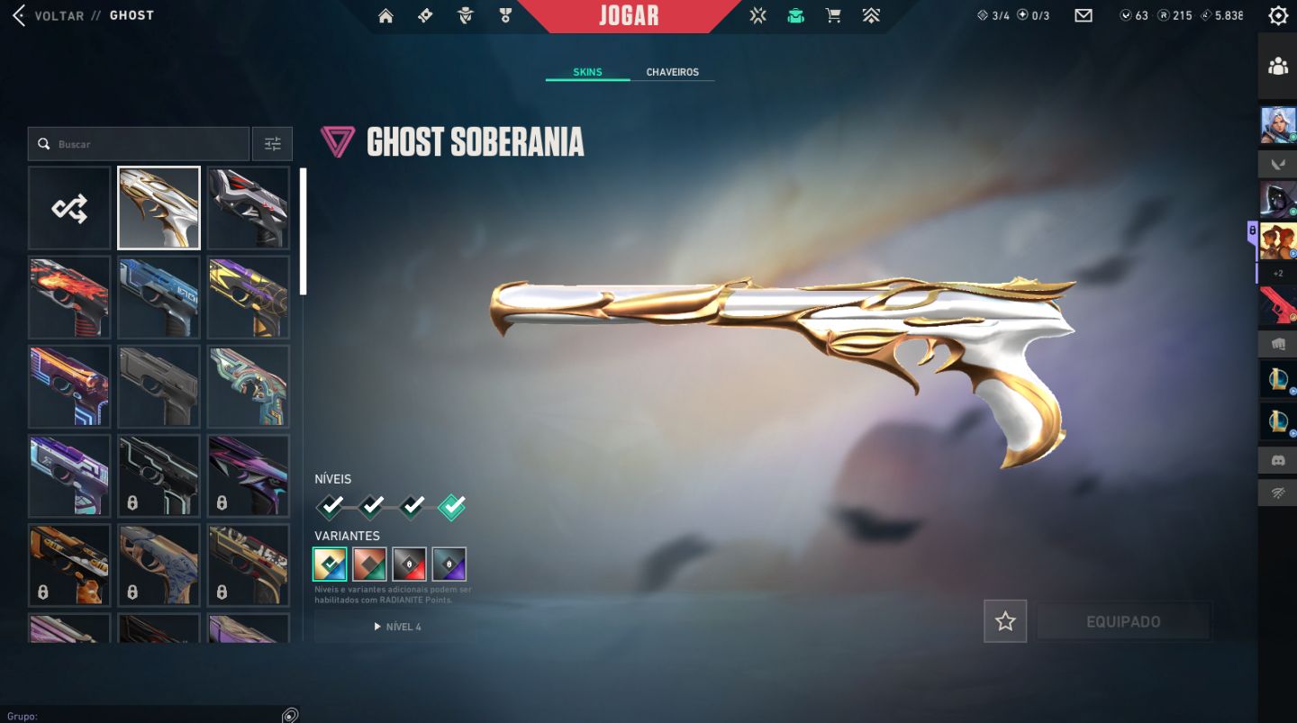 CONTA VALORANT KURONAMI+ PHANTOM RECONHECIMENTO +VANDAL GAIA+OPERATOR SAQUEADOR"