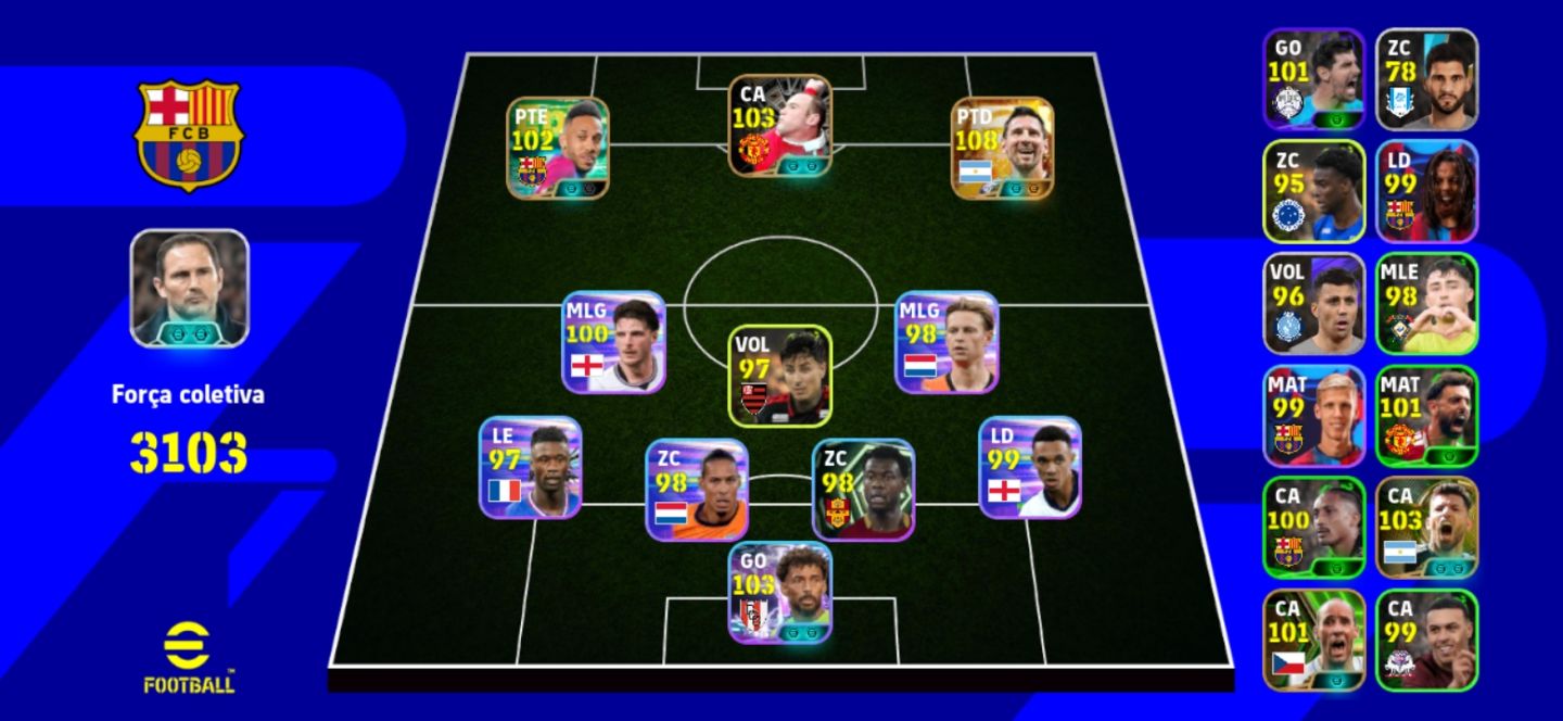 VENDA DE CONTAS EFOOTBALL 100% CONFIAVEL PLAY GAMES EXCLUIDA E KONAMI ID