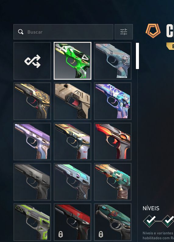 Conta valorant com Vandal champion 2025, faca Vct 2026 e varias outras skins
