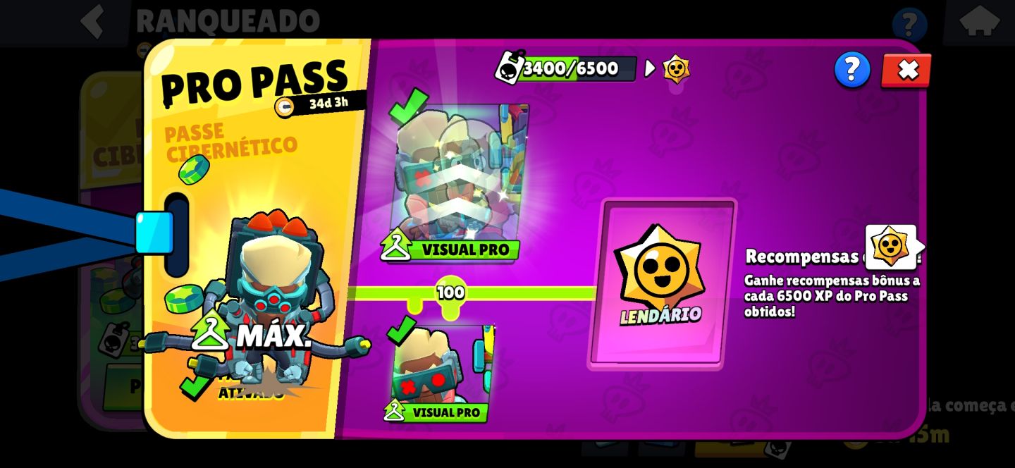 Conta Brawl stars Super rara