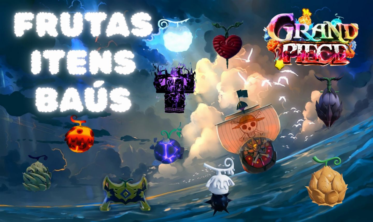 ASE, DRAGON, MC | GPO | GRAND PIECE ONLINE | FRUTAS, BAÚS E ITENS (BARATO!)