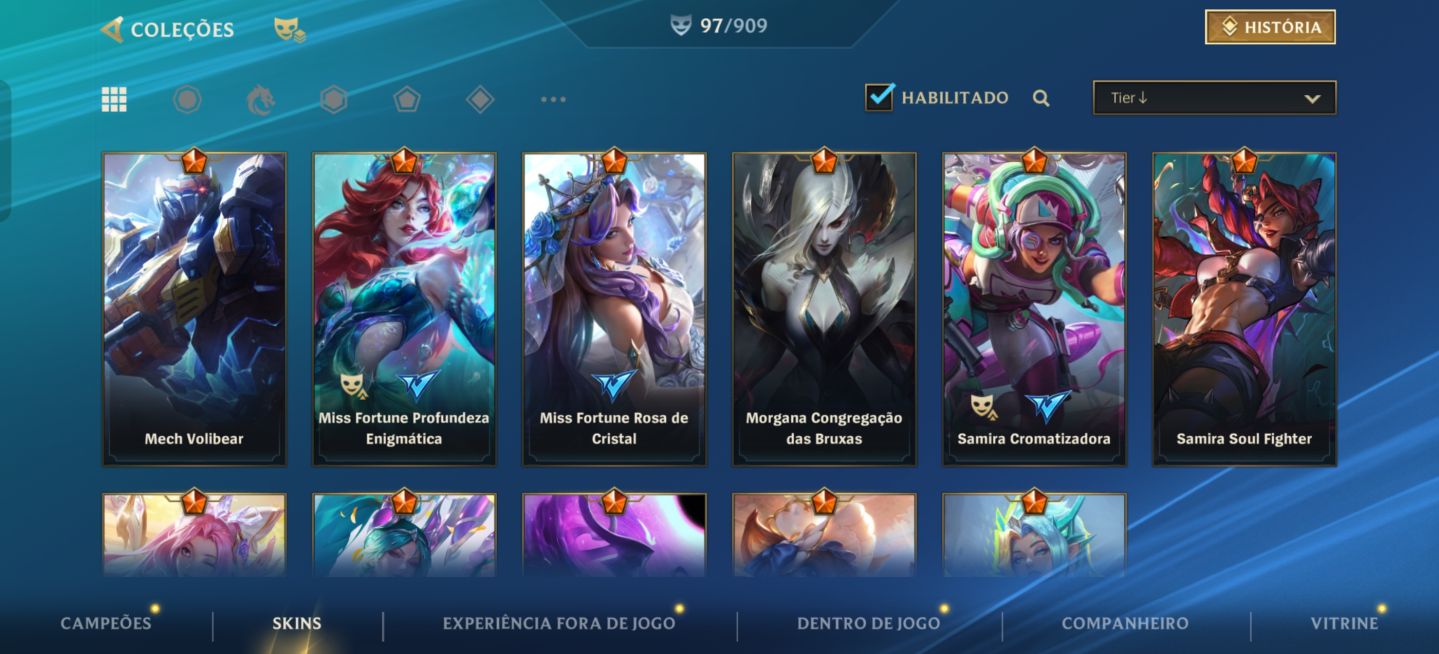 Conta a valor de desapego