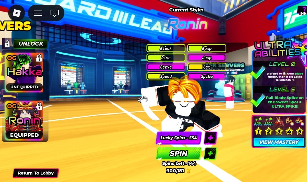 Conta volleyball legends 3 OGs 5 maestria nivel 154