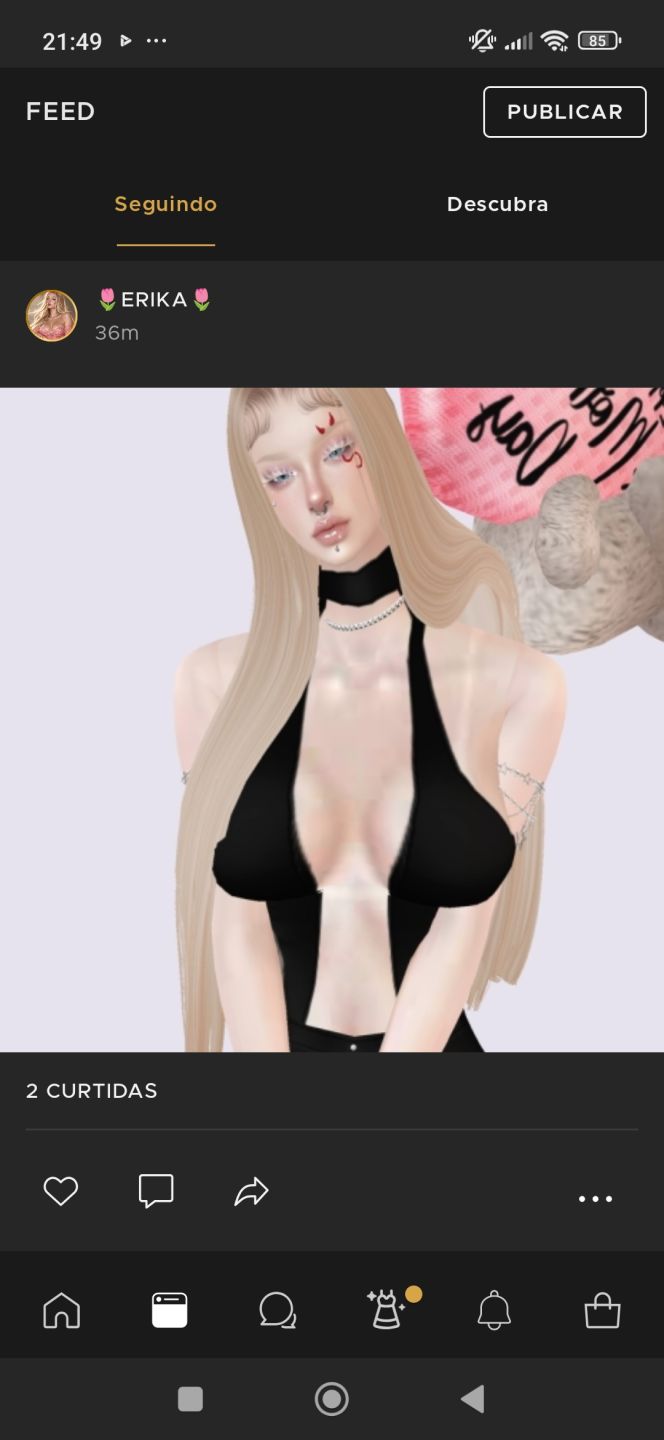 Conta imvu feminina