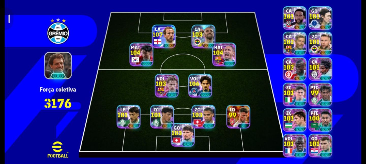 EFootball Mobile | Força 3267 | George Best 109 | Vários Show Time + Time do