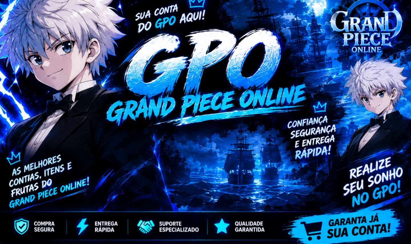 [Melhores Preços] Grand Piece Online-GPO | Contas | ITENS | ASE | BAÚ | FRUTAS