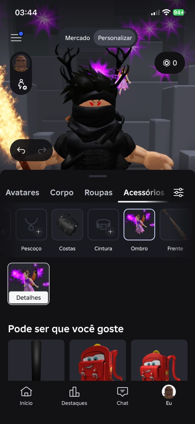 Conta de roblox