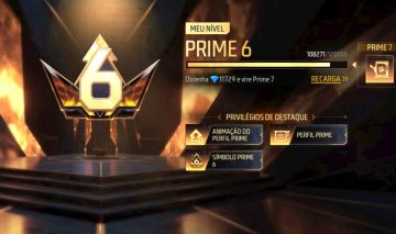 Conta Free Fire Prime 6 | 324 Itens na Galeria | Naruto, JJK e Gintama