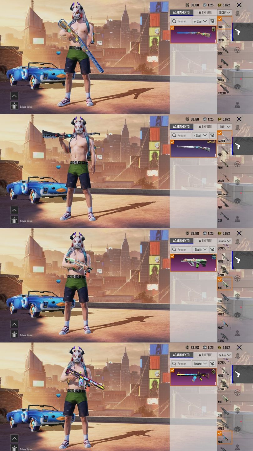 CONTA PUBG MOBILE DE 8 ANOS COM SKINS DO NARUTO (FULL ACESSO)