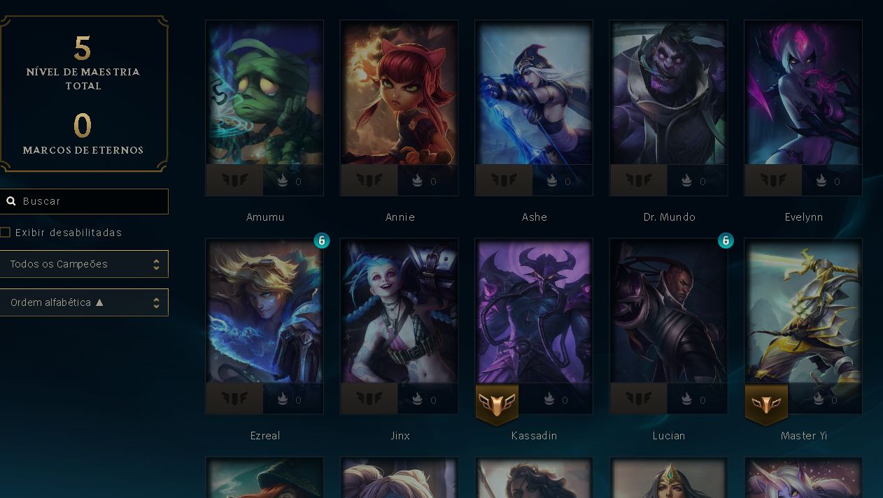 CONTA LEAGUE OF LEGENDS NÍVEL 32 - SKIN AHRI GUARDIÃ ESTELAR