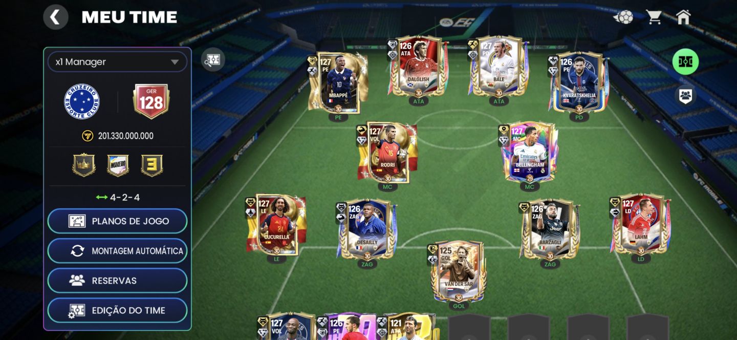 OPORTUNIDADE! Conta FC Mobile - GER 128