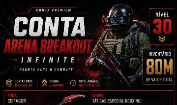 ARENA BREAKOUT INFINITE PC 90 MILHÕES NO STASH! Luva e faca + EMAIL Full acesso