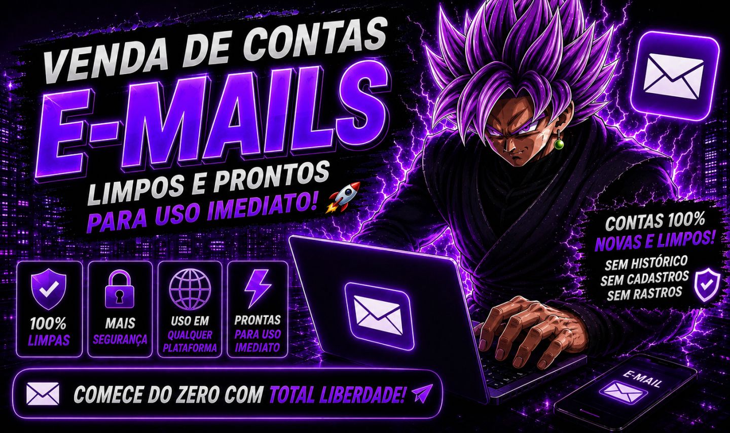 E-mail novos virgens sem nenhum tipo de uso