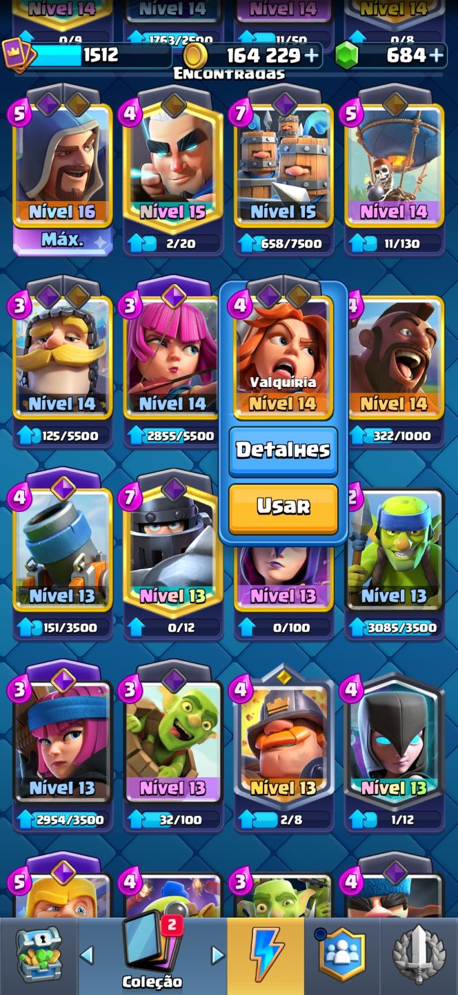 Conta Clash Royale Boa reputação (10.100 coroas atualizado)