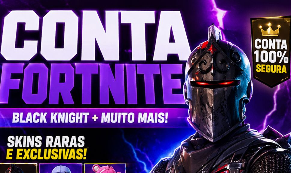Conta de Fortnite com muitas skin e muitas picaretas