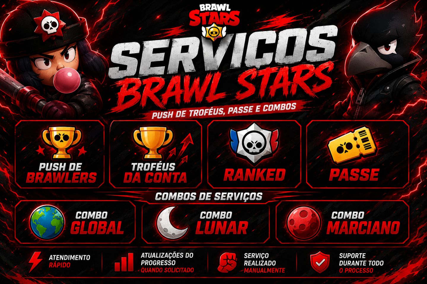 Serviços para Brawl Stars