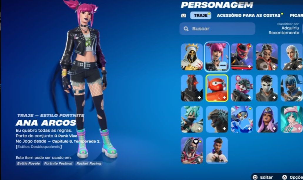 CONTA DE Fortnite COMPLETÍSSIMA 18K V-BUCKS + CLUBE ATIVO
