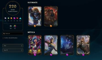 CONTA LOL - LV460 - PLAT4 - ALL CHAMPS