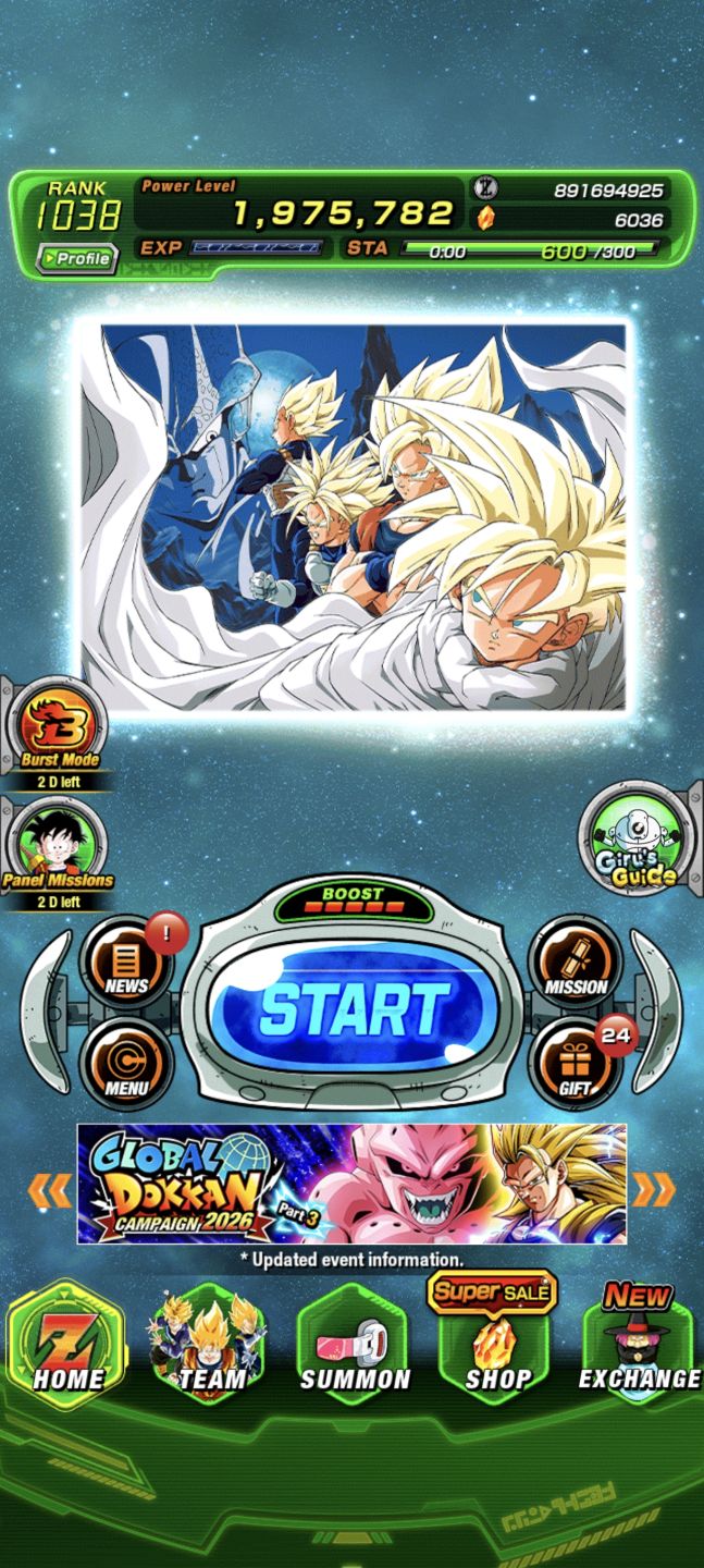 END GAME DOKKAN + 6K STONES