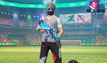 CONTA FREE FIRE FF FITINHA SOMBRA ROXA BANDEIRÃO ANGELICAL